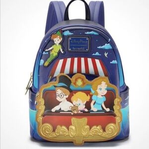 Loungefly Disney Peter Pan Family Mini Backpack - Purple
